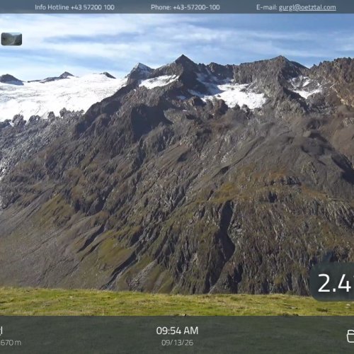 Obergurgl Live Webcam: Alpine Views from Tyrol, Austria