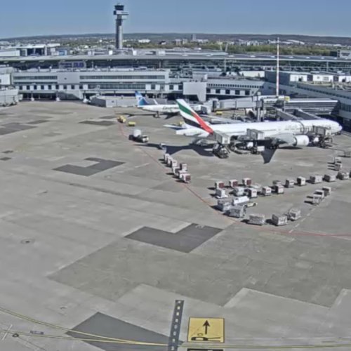 Düsseldorf Airport Live View - A Gateway to Germany 🌍
