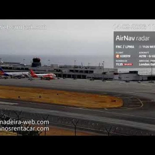Funchal Airport (FNC) Live Camera: Madeira Plane Spotting