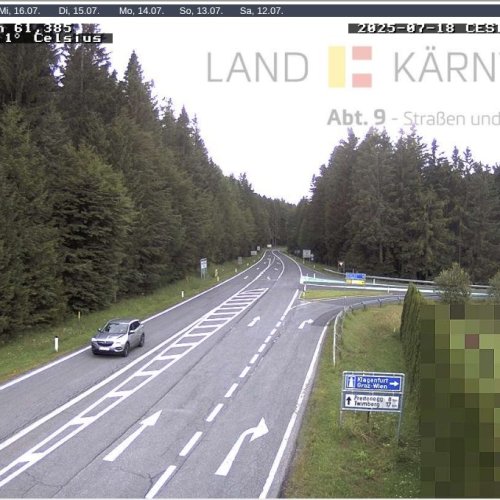 Packer Straße Webcam – Live from the Alpine Pass in Carinthia, Austria