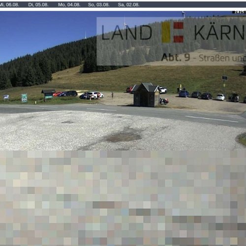 Weinebene Pass Webcam: Live Mountain Road L 148 View