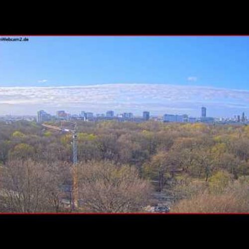 Southern Skyline Over The Tiergarten Berlin Live Webcam