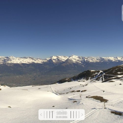 Nendaz Greppon Blanc Live Webcam: Swiss Alps Ski Resort View