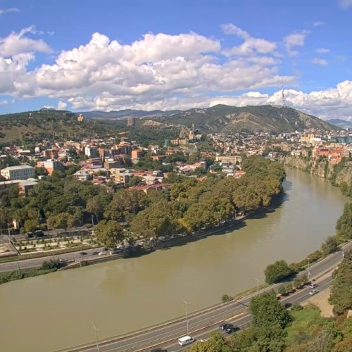 Tbilisi Mtkvari River Live View | Georgia Weather & Timelapse