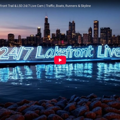 Chicago Lakefront Trail Live Cam - Scenic Views of Lake Michigan