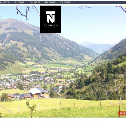 Rauris Live Webcam: Alpine Valley Views from 1090m in Austria