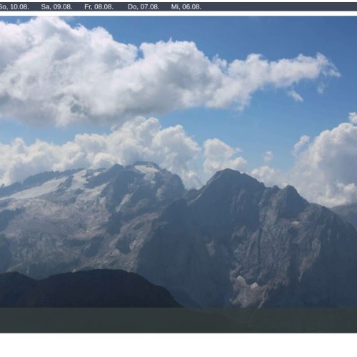 Sass Pordoi Webcam: Live Dolomites Mountain Views