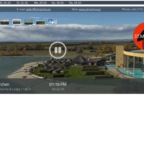 St. Martins Therme & Lodge Live Webcam – Frauenkirchen, Austria