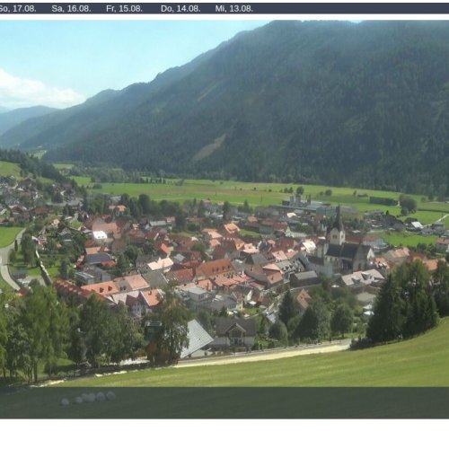 Oberwölz Live Webcam: Austrian Alpine Town View