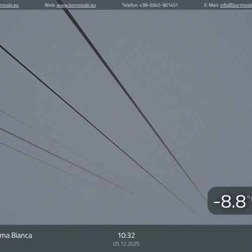 Bormio Cima Bianca Live Webcam: Alpine Views & Ski Conditions