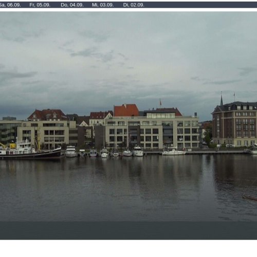 Emden Railway Dock Bridge: Live Harbor Views