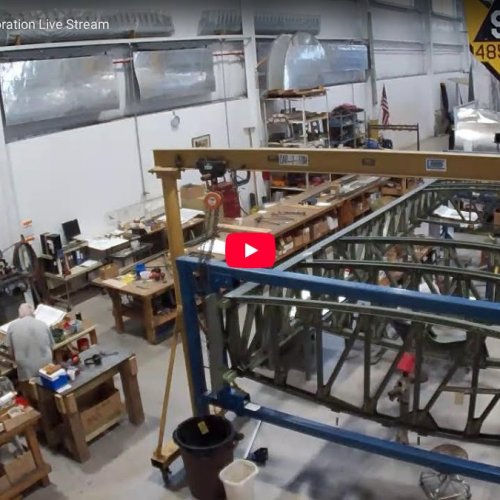 B-17 Flying Fortress Restoration Live Cam: McKeever, USA