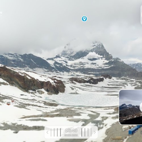 Zermatt Bergbahnen Trockener Steg Live View