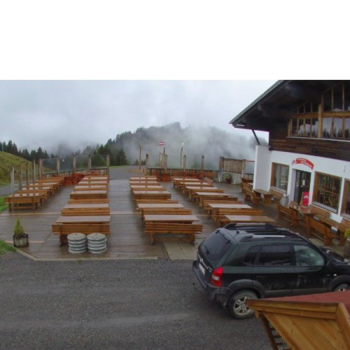 Panorama View from Berg Restaurant Drei Länder Eck in Arnoldstein, Austria 🏔️