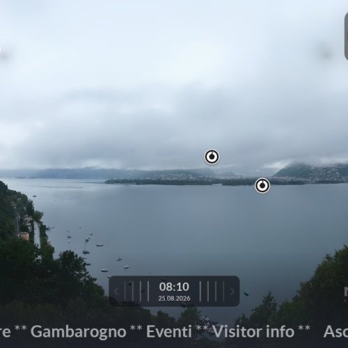 Ascona Lake Maggiore Live Webcam: Swiss Riviera Views