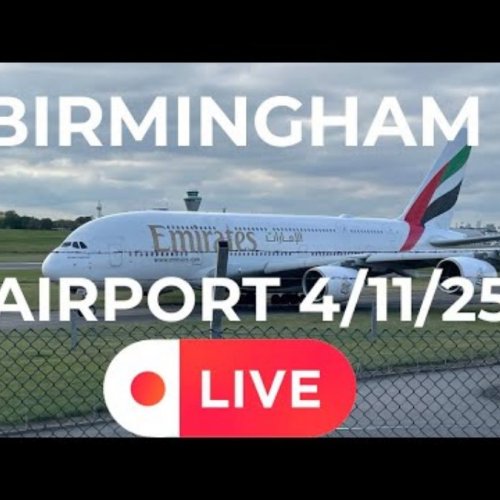 Birmingham Airport Live Webcam: Plane Spotting & UK Departures
