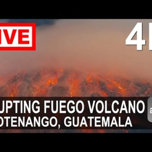 Live Fuego Volcano View: Guatemala's Active Peak