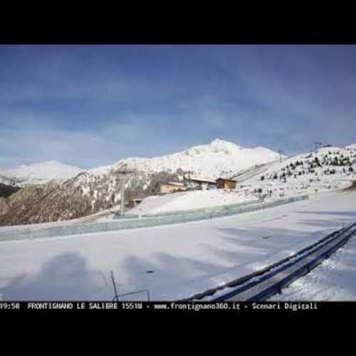 Frontignano Ski Slopes Webcam in Monti Sibillini, Italy