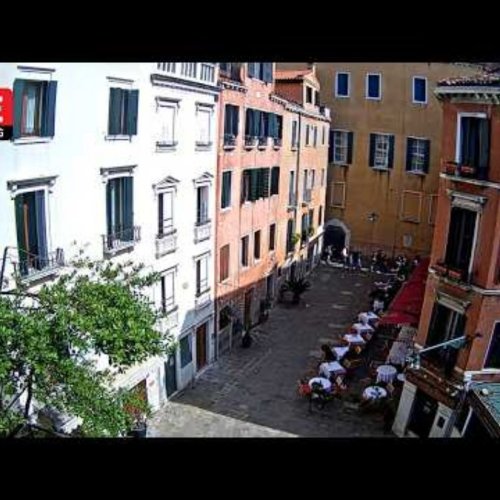 Teatro La Fenice Area in Venice, Italy