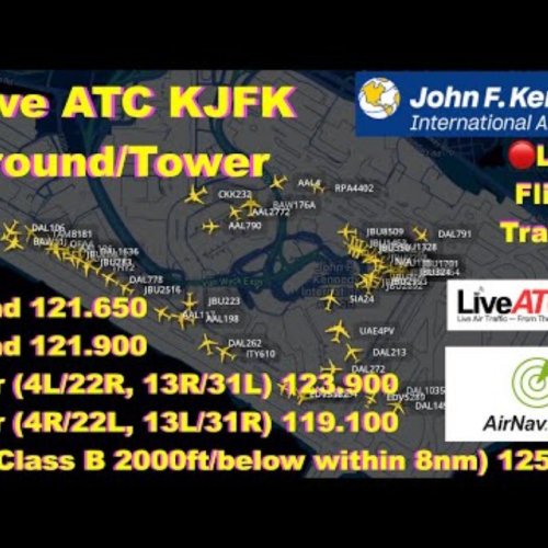 Experience JFK Airport's Bustling Activity in Real-Time