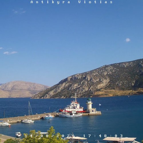 Antikyra Port Live Cam: Greece's Central Coast Views