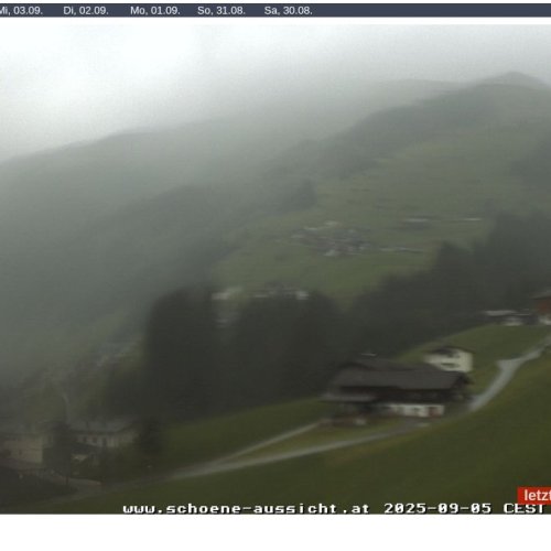 Tux, Austria Live: Alpine Views from Schöne Aussicht Apartments Webcam