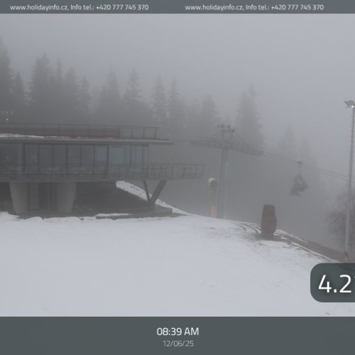 Ski Resort Kopřivná Live Webcam: Malá Morávka, Czechia