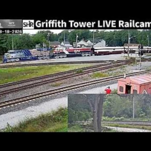 Griffith Tower Live Railcam: Watch Trains Roll By in Indiana