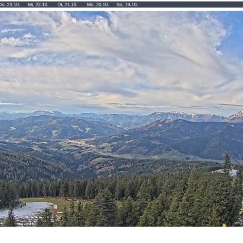 Stuhleck Ski Resort Live Webcam: Panoramic Alpine Views from Spital am Semmering, Austria