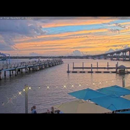 Vilano Pier Live Cam: St. Augustine Beach & Usina Bridge Views 🌅