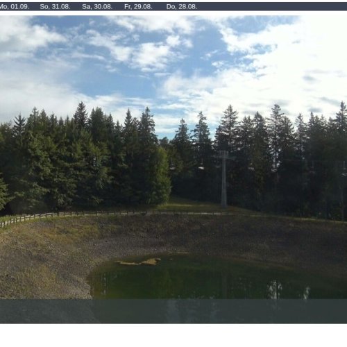 Lackenhof am Ötscher Live Webcam: Eibenkogl Mountain Station Views