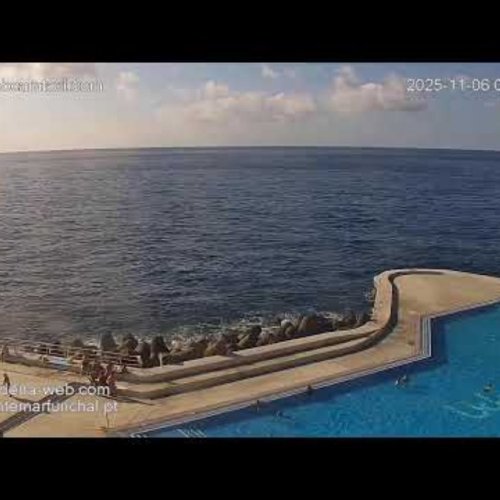 Funchal Lido Bathing Complex Live Webcam, Madeira
