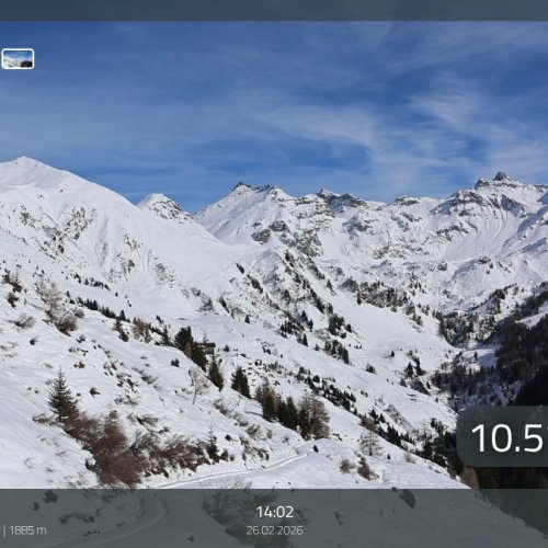 Navis Peer Alm Hochleger Live Webcam: Austrian Alps Snow View