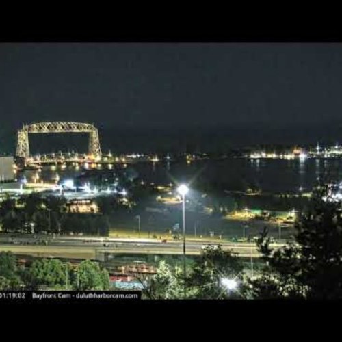 Duluth Bayfront Harbor Live Webcam | Aerial Lift Bridge Views