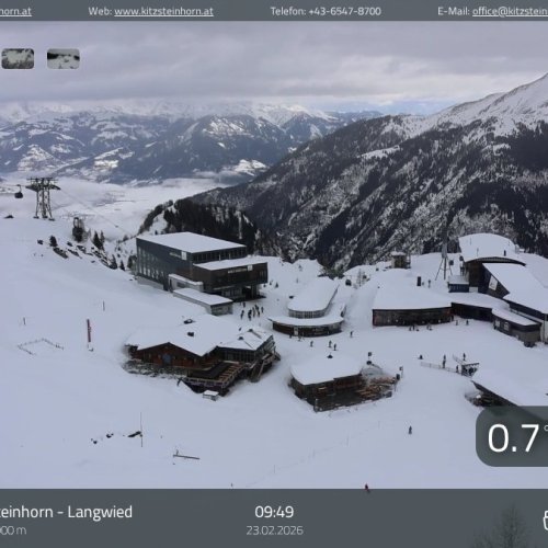 Kaprun Langwiedboden Live Webcam: Ski Resort Views in HD