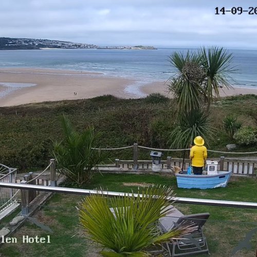 Carbis Bay Live Webcam: Cornwall Coast & Bay Views