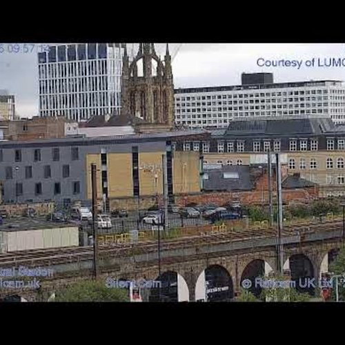 Newcastle Central Station Live Webcam: City and Railway Views