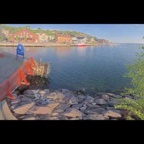 Holmestrand Harbor Live Webcam, Norway