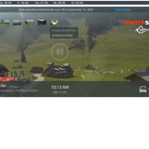 Hinterstoder Hössbahn Mountain Station Live View