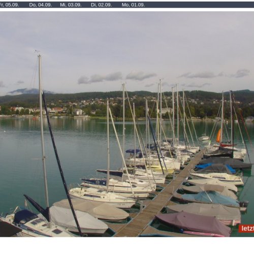 Live Webcam: Velden Bay Marina on Wörthersee, Austria