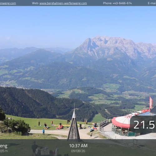 Werfenweng, Salzburg, Austria Live Webcam: Alpine Views & Activities