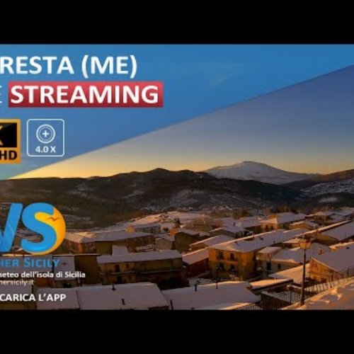 Floresta Panorama Live: Mount Etna Views from Sicily's Highest Village