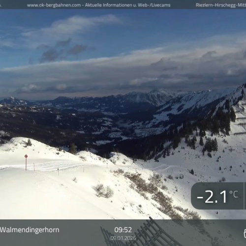 Walmendingerhorn Live Webcam: Alpine Views from Kleinwalsertal