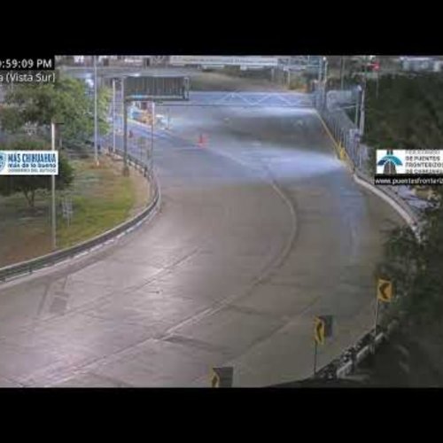 Zaragoza Bridge Cargo Lane Border Live View