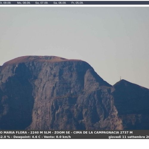 Passo Sella Live: Dolomites Mountain Vista from Hotel Maria Flora