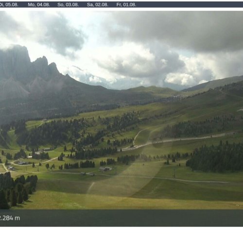 Piz Sella Webcam: Live Views of Val Gardena, Dolomites