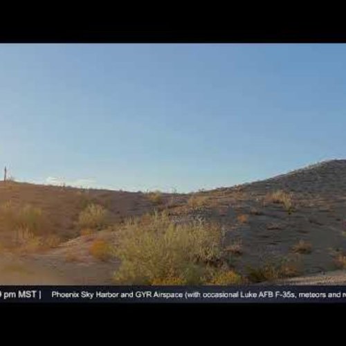 Sonoran Desert Live Webcam: Phoenix Airspace, Wildlife & Night Sky