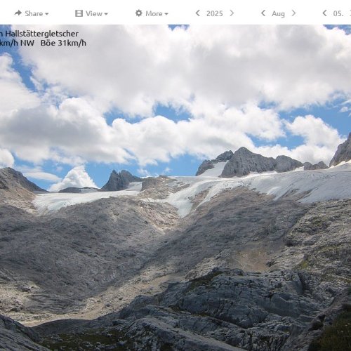 Dachstein Simonyhütte Webcam: Hallstatt Glacier Views 🏔️
