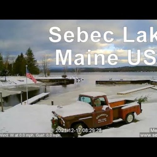 Sebec Lake Live Camera: Dover-Foxcroft, Maine