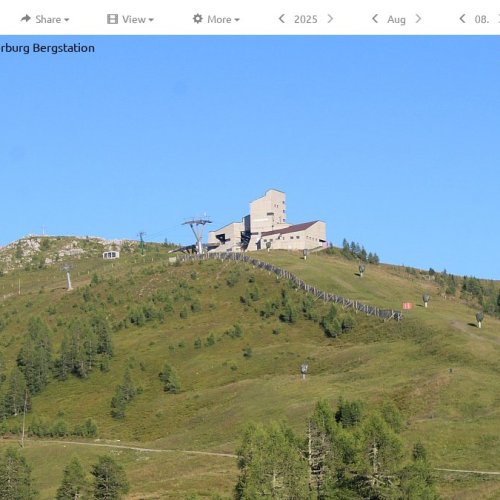 Kaiserburg Mountain Live Webcam, Bad Kleinkirchheim
